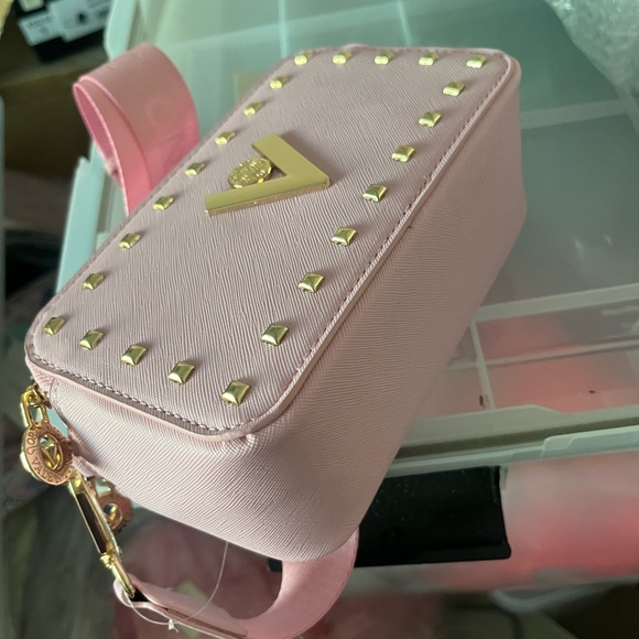 Valentino Orlandi Pink Studded Camera Bag NWT - Picture 3 of 7
